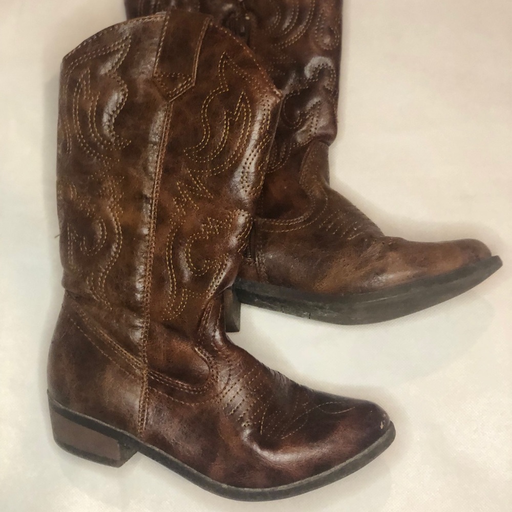 Target | Girls Dark Brown Cowboy Boots